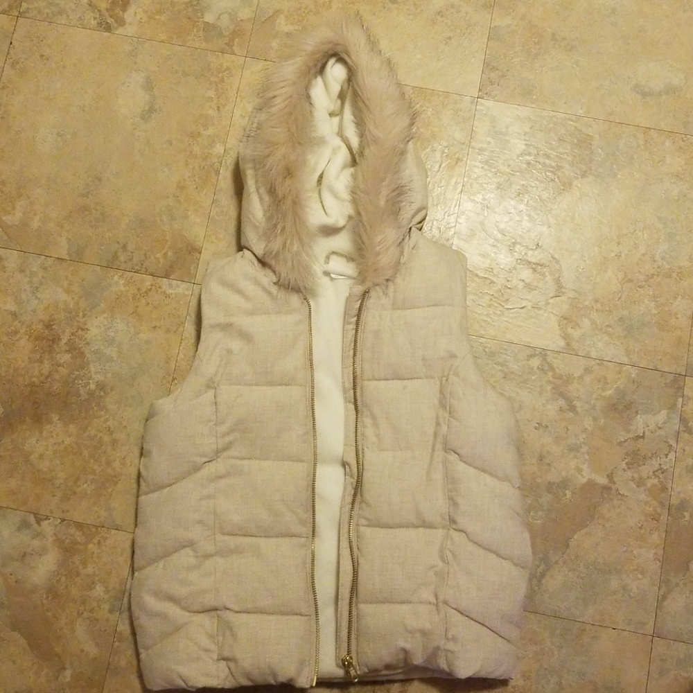 Crazy 8 Girl's Faux Fur Puffer Vest
